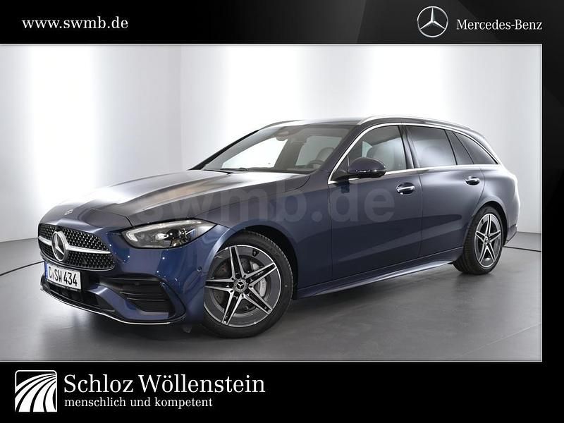 Blau Gebraucht 2025 Mercedes C180 AMG Kombi | 44.870 € (Teuer) - Bild 1/4