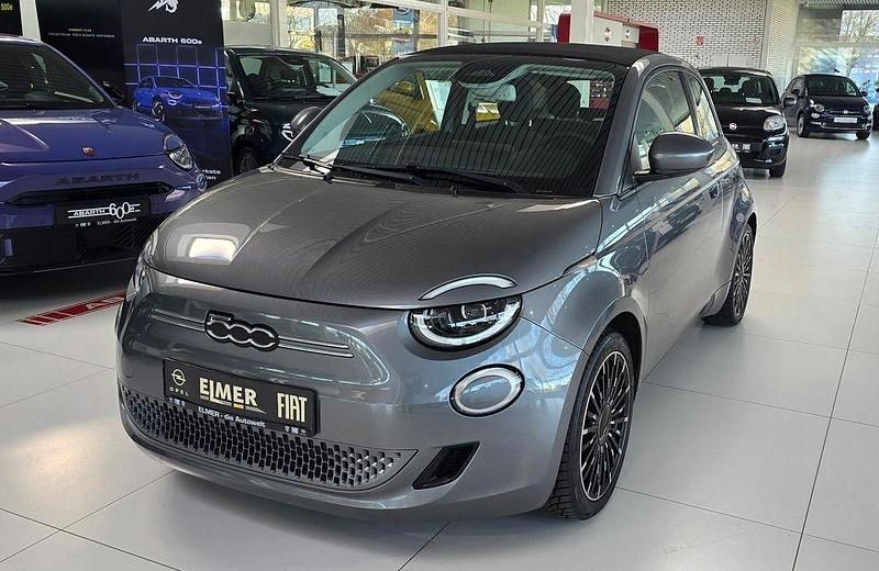 Grau Gebraucht 2022 Fiat 500e Icon Cabrio | 20.970 € (Fairer Preis) - Bild 1/4