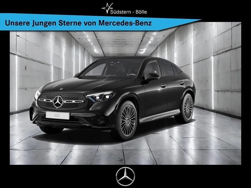 Metalliclack obsidianschwarz (metallic) Gebraucht 2023 Mercedes GLC300 Coupé | 60.990 € (Guter Preis) - Bild 1/4