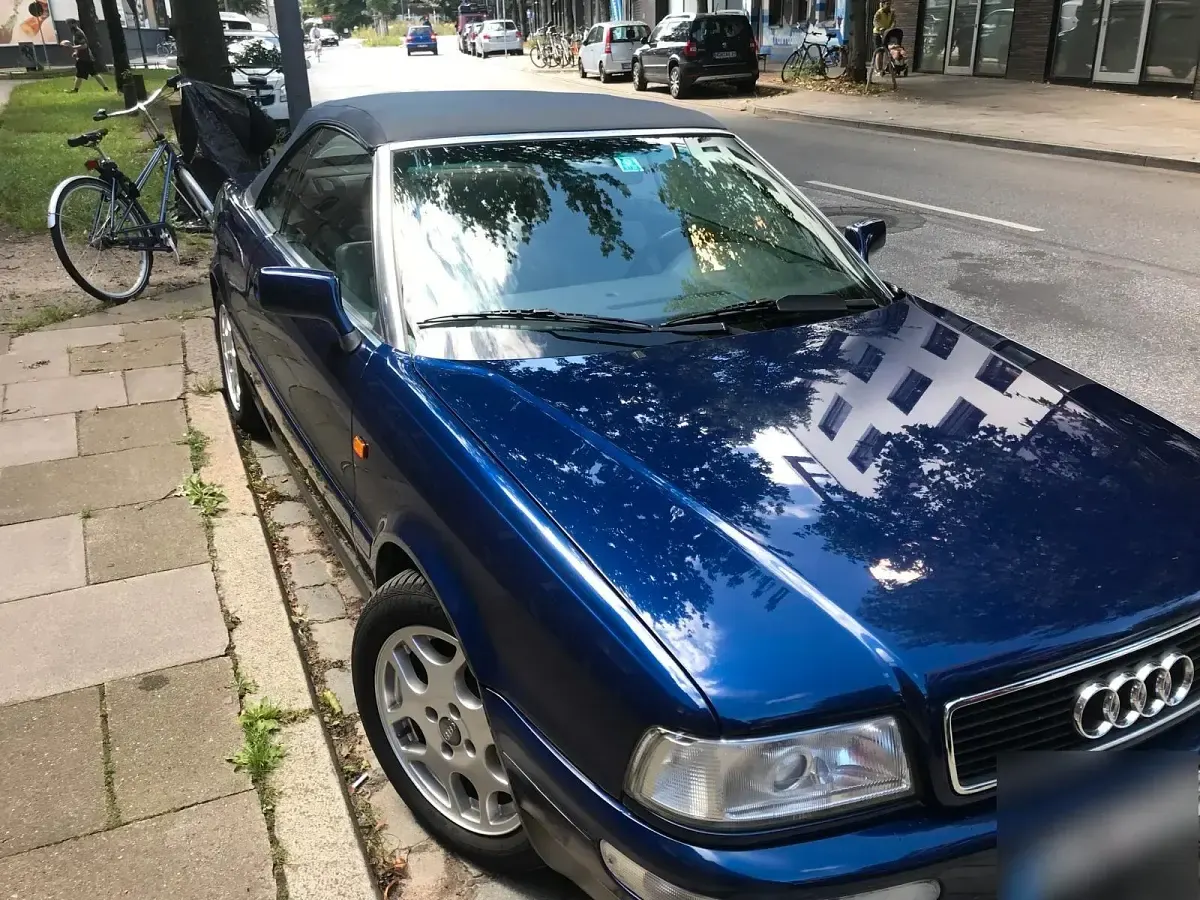 Gebraucht Audi Cabriolet 125 PS (91 kW) 1998 Blau Cabrio