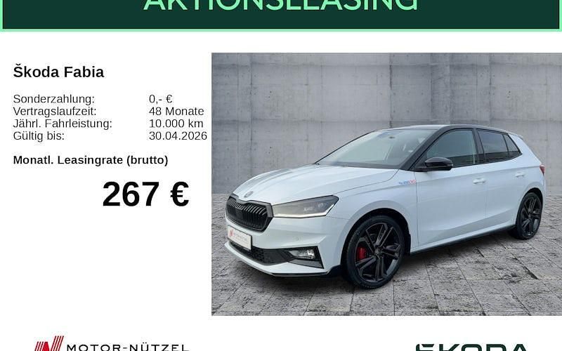Neu Skoda Fabia 177 PS (130 kW) 2026 Weiß Limousine