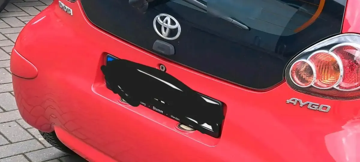 Gebraucht Toyota Aygo 68 PS (50 kW) 2009 Rot Kleinwagen