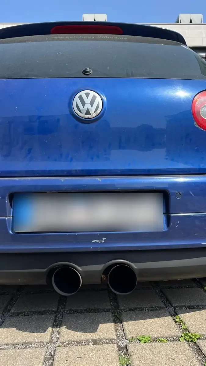 Usata VW Golf V 200 CV (147 kW) 2003 Blu Utilitaria
