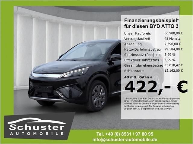 Neu BYD Atto 3 Design 230 kW (313 PS) 2026 Schwarz SUV
