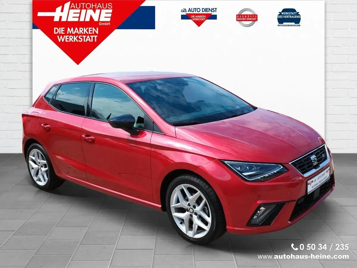 Gebraucht Seat Ibiza FR 110 PS (80 kW) 2021 "desire" rot Kleinwagen