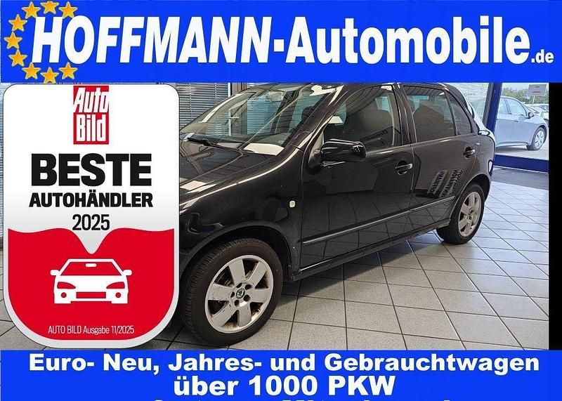 Schwarz (metallic) Gebraucht 2006 Skoda Fabia Active Kleinwagen | 1.200 € - Bild 1/3