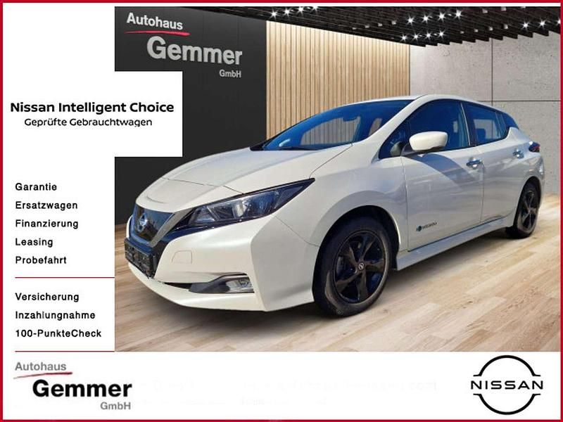 Brilliant white (m) (metallic) Gebraucht 2019 Nissan Leaf Acenta Kleinwagen | 12.990 € (Teuer) - Bild 1/4