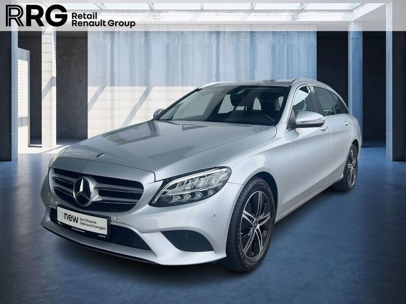 Iridiumsilber metalliclack Gebraucht 2020 Mercedes C180 Avantgarde Kombi | 24.490 € (Fairer Preis) - Bild 1/4