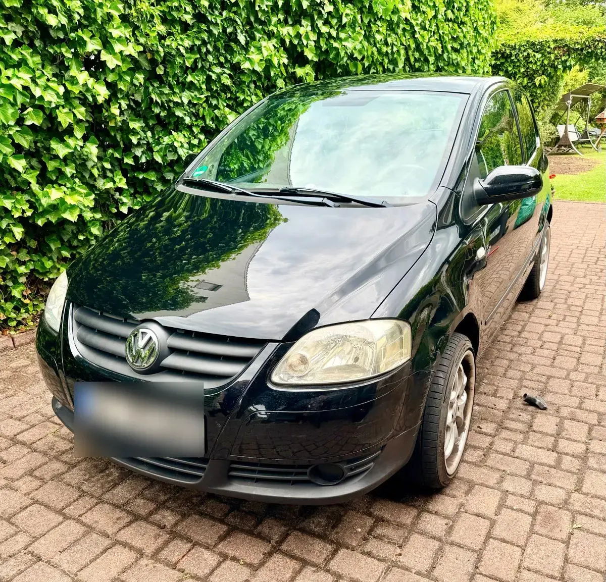 Gebraucht VW Fox 54 PS (39 kW) 2006 Schwarz Kleinwagen