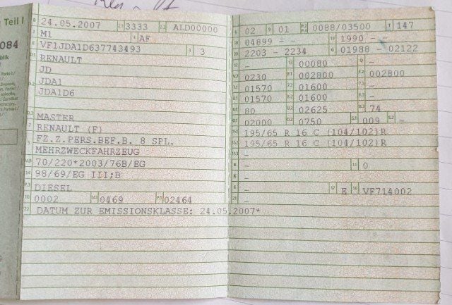 Gebraucht Renault Master 120 PS (88 kW) 2007 Weiß Van