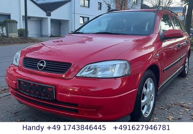 Gebraucht Opel Astra Selection 84 PS (61 kW) 2002 Rot Limousine