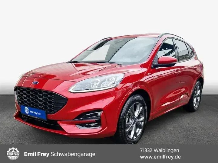 Rot lucid red metallic metallic Gebraucht 2022 Ford Kuga ST-Line X SUV | 26.220 € (Fairer Preis) - Bild 1/4