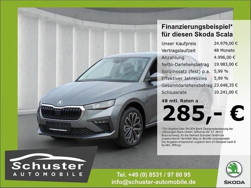 Gebraucht Skoda Scala Drive 150 PS (110 kW) 2024 Schwarz Kleinwagen