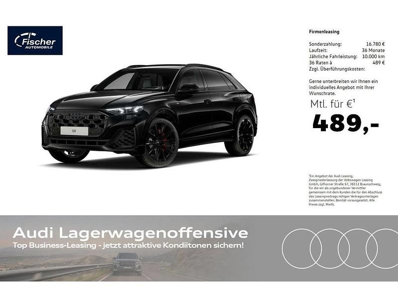 Mythosschwarz metallic Neu 2025 Audi Q8 Business SUV | 106.880 € (Superpreis) - Bild 1/4