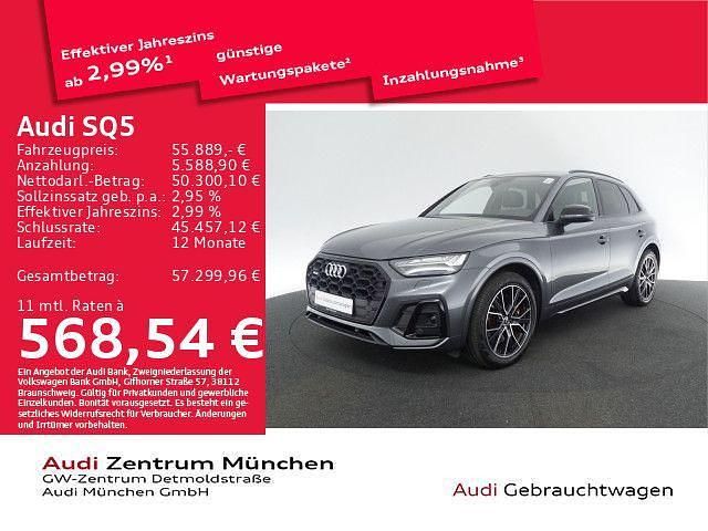 Daytonagrau perleffekt Gebraucht 2022 Audi SQ5 Ambiente SUV | 55.889 € (Fairer Preis) - Bild 1/2