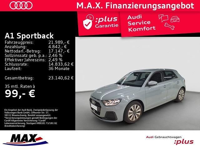 Pfeilgrau perleffekt Gebraucht 2025 Audi A1 Sportback Advanced Plus Kleinwagen | 21.989 € (Superpreis) - Bild 1/3