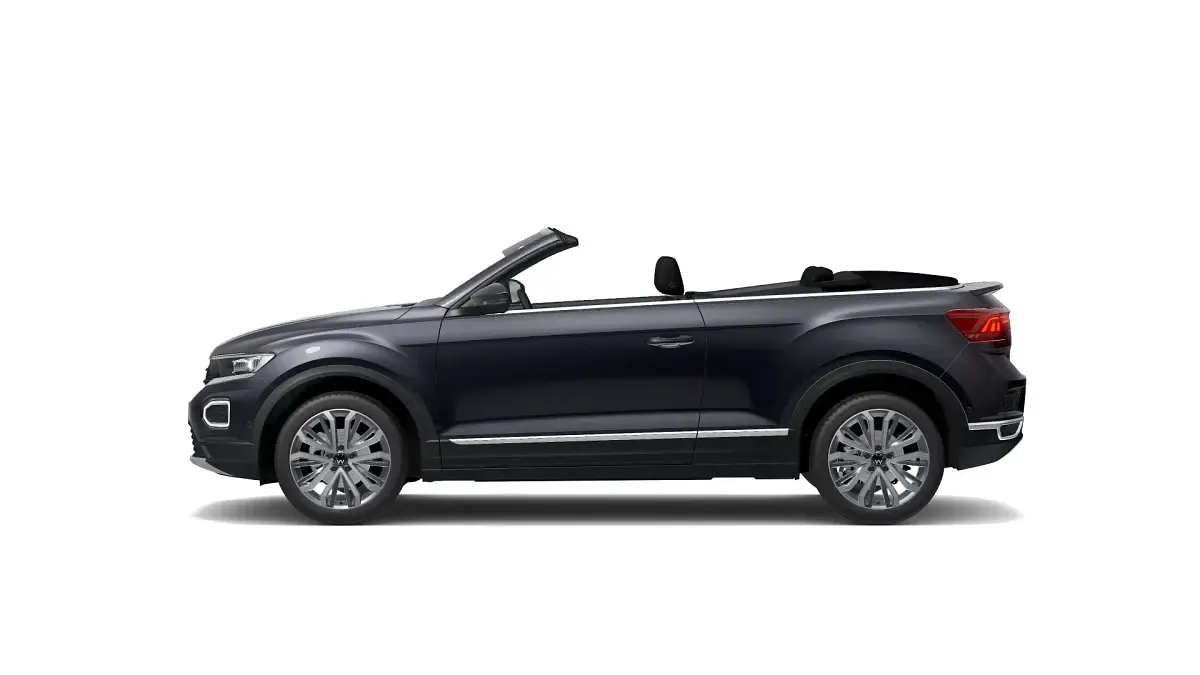 Gebraucht VW T-Roc Cabriolet Style 150 PS (110 kW) 2022 Rauchgrau (grau) Cabrio