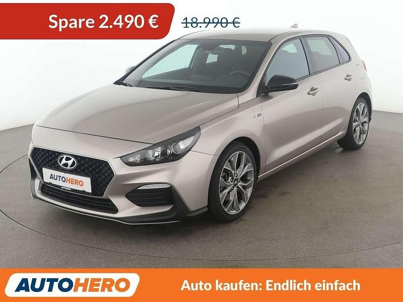 White sand Gebraucht 2020 Hyundai i30 N Line Kleinwagen | 16.500 € (Superpreis) - Bild 1/3