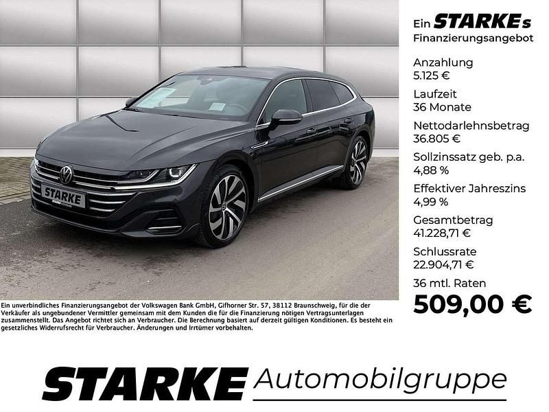 Grau Gebraucht 2023 VW Arteon R-line Limousine | 41.930 € (Teuer) - Bild 1/4