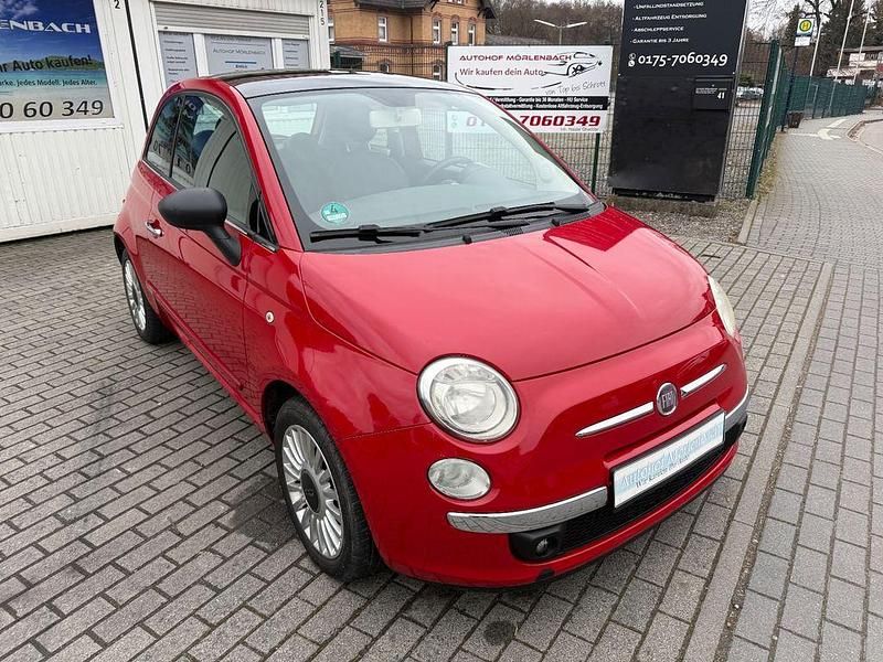 Gebraucht Fiat 500 Lounge 69 PS (50 kW) 2012 Rot Kleinwagen