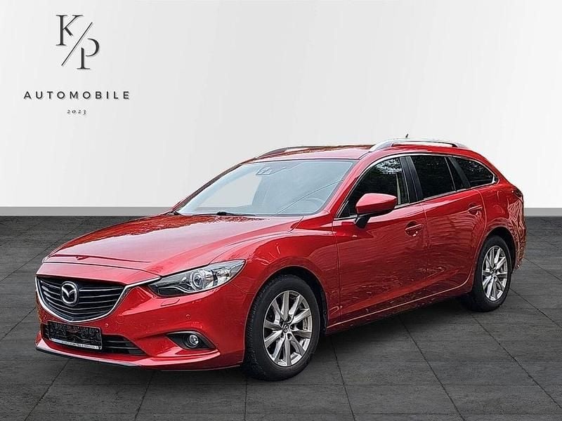Rot Gebraucht 2014 Mazda 6 Center-Line Kombi | 8.790 € (Superpreis) - Bild 1/4