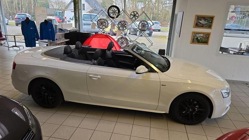 Gebraucht Audi A5 Cabriolet S-Line 190 PS (139 kW) 2016 Weiß Cabrio