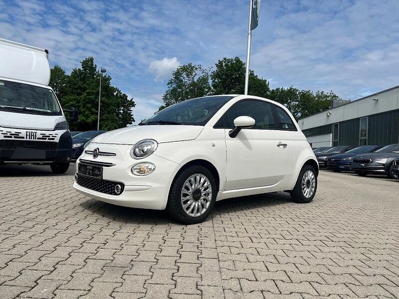 Weiss Gebraucht 2020 Fiat 500 Lounge Kleinwagen | 15.089 € (Teuer) - Bild 1/4