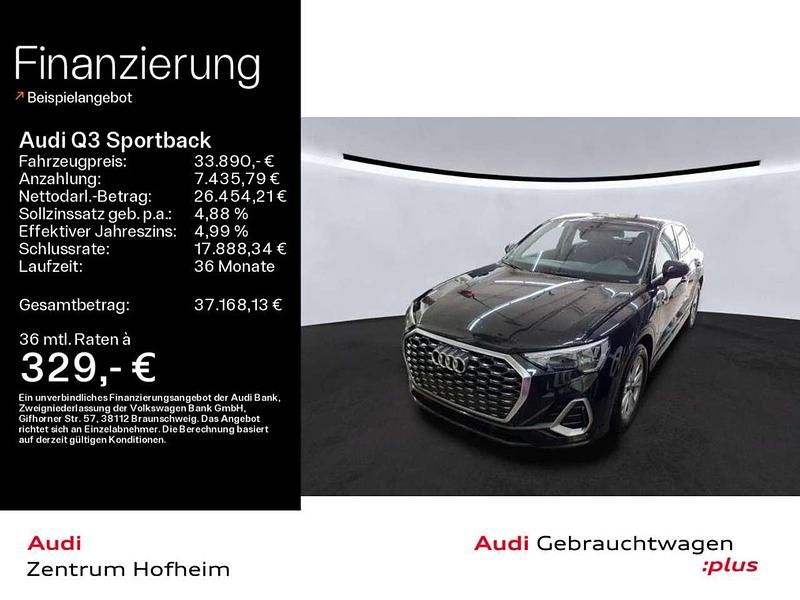 Gebraucht Audi Q3 S-Line 150 PS (110 kW) 2023 Mythosschwarz metallic SUV