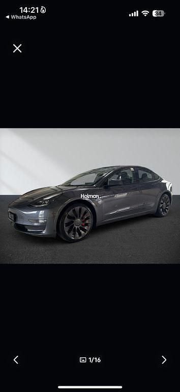Grau Gebraucht 2022 Tesla Model 3 Limousine | 32.999 € (Fairer Preis) - Bild 1/4