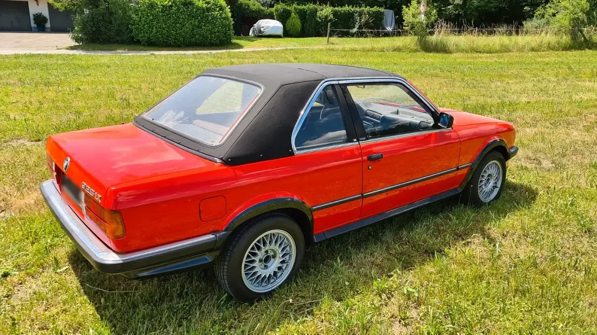Gebraucht BMW 325 Cabriolet M Sport 170 PS (125 kW) 1987 Rot Cabrio