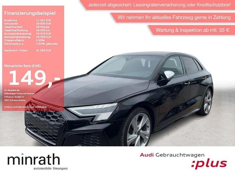 Schwarz Gebraucht 2024 Audi S3 Sport Limousine | 41.560 € (Fairer Preis) - Bild 1/4