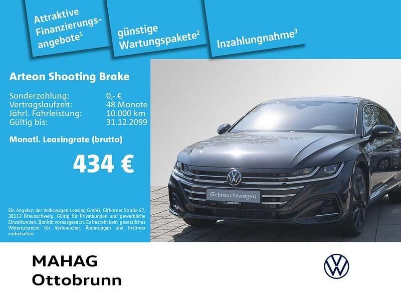 Grau Gebraucht 2024 VW Arteon R-line Limousine | 35.900 € (Superpreis) - Bild 1/2