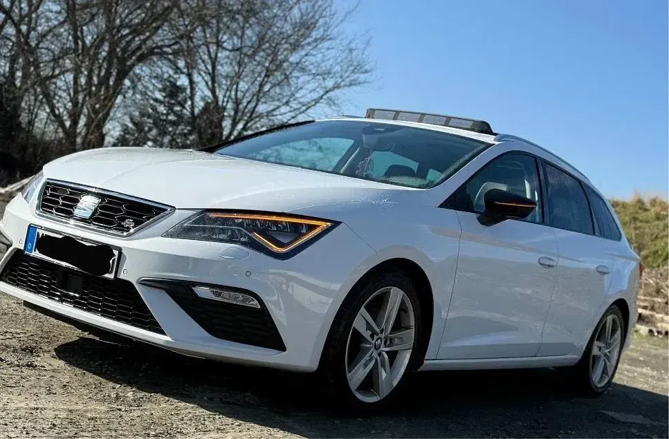 Usata Seat Leon FR 190 CV (139 kW) 2018 Bianco Station wagon