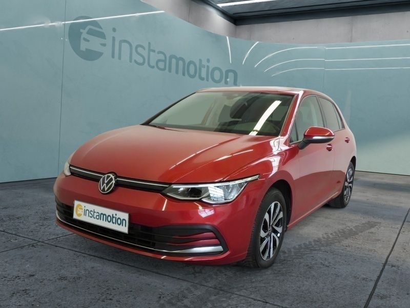 Rot Gebraucht 2021 VW Golf VIII Active Limousine | 24.290 € (Fairer Preis) - Bild 1/4