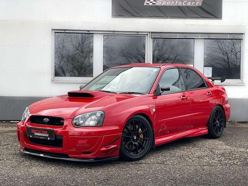 Second-hand Subaru Impreza 265 CP (194 kW) 2003 Roșu Berlinǎ