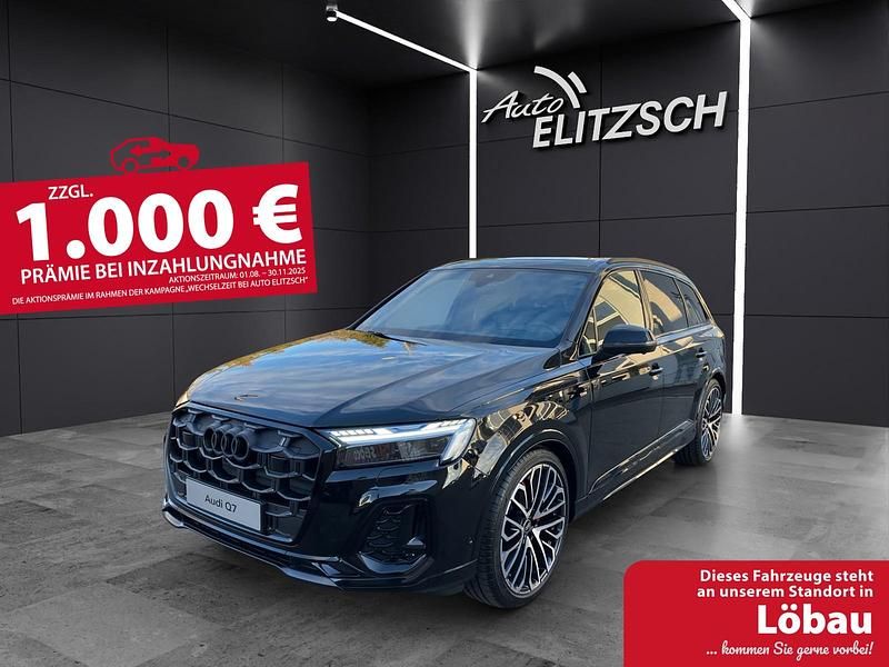 Mythosschwarz metallic Neu 2025 Audi Q7 S-Line SUV | 111.890 € - Bild 1/3