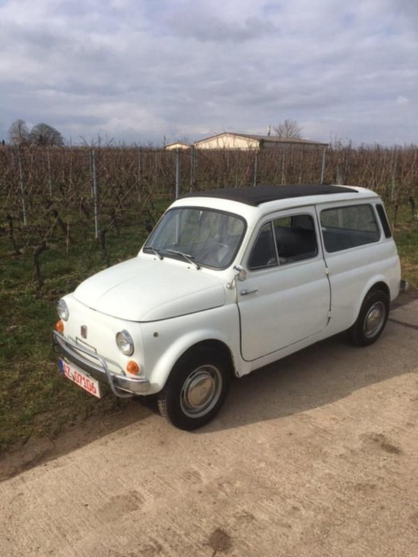 Weiß Gebraucht 1972 Fiat 500 Kombi | 9.600 € - Bild 1/4