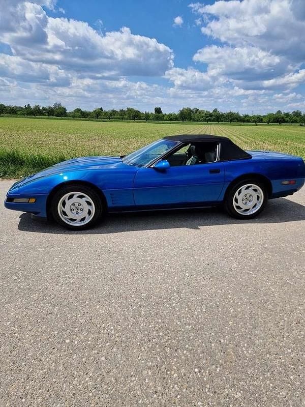 Second-hand Corvette C4 305 CP (224 kW) 1992 Albastru Cabrio