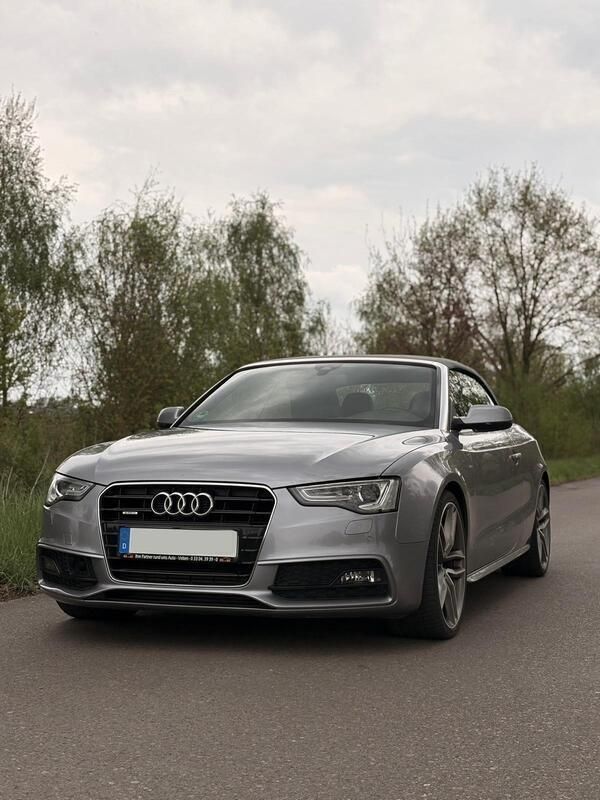 Grau Gebraucht 2016 Audi A5 Cabriolet S-Line Cabrio | 18.000 € - Bild 1/4
