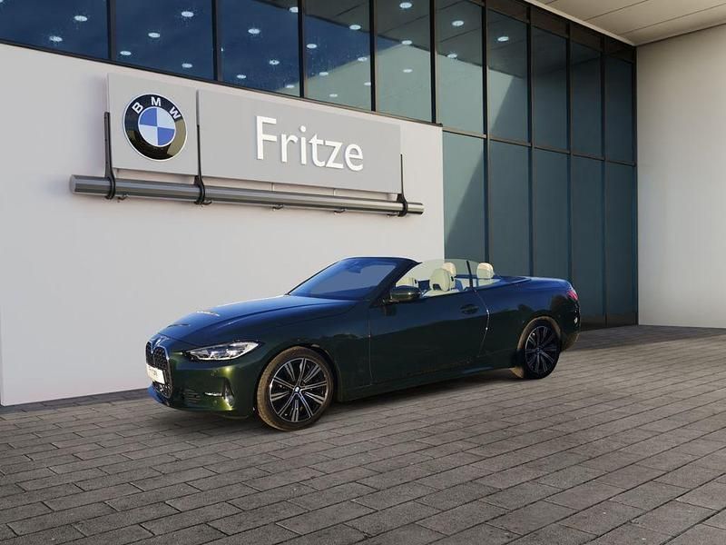 Grün Gebraucht 2021 BMW 420 Efficient Dynamics Cabrio | 38.825 € (Guter Preis) - Bild 1/4