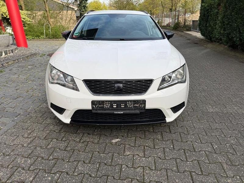 Usata Seat Leon ST Reference 110 CV (80 kW) 2014 Bianco Station wagon