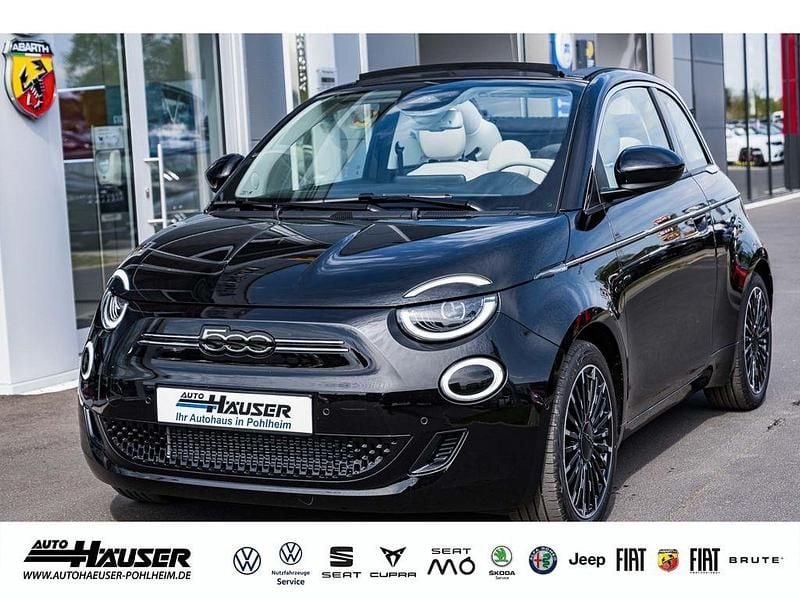 Schwarz Gebraucht 2023 Fiat 500e La Prima Cabrio | 26.975 € (Fairer Preis) - Bild 1/4