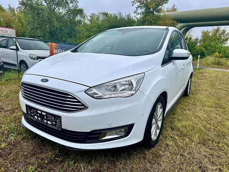 Gebraucht Ford C-MAX Titanium 125 PS (91 kW) 2018 Weiß Van / Kleinbus