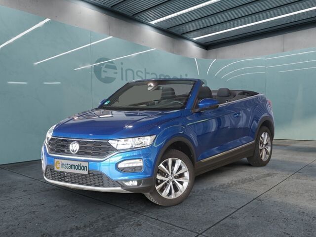 Gebraucht VW T-Roc Cabriolet 116 PS (85 kW) 2020 Blau Cabrio