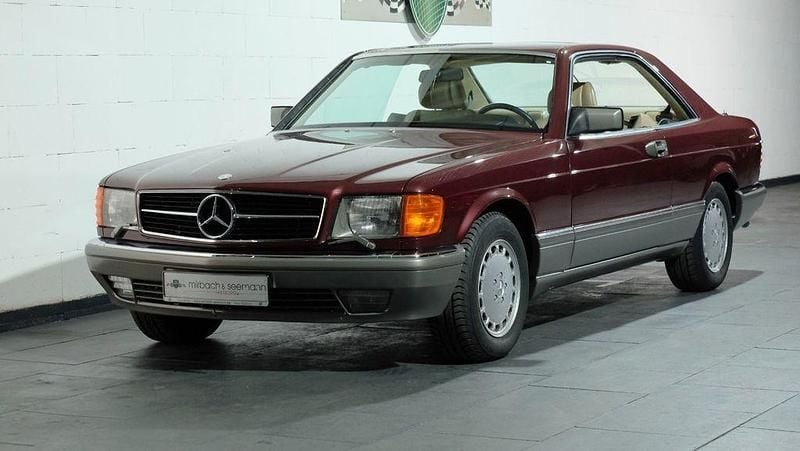 Rot Gebraucht 1987 Mercedes 560 Coupé | 39.900 € - Bild 1/4
