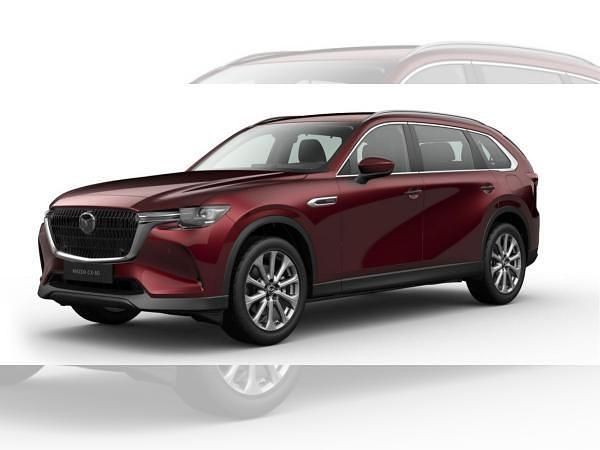 Rot (metallic) Neu 2025 Mazda CX-80 Exclusive SUV | 46.086 € - Bild 1/4