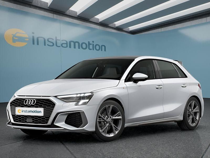 Weiß Gebraucht 2023 Audi A3 Sportback Kleinwagen | 29.699 € (Etwas zu teuer) - Bild 1/4