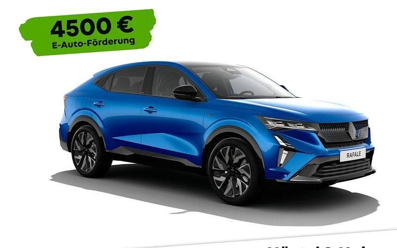 Neu Renault Rafale Esprit Alpine 200 PS (147 kW) 2025 Gipfelblau metallic, black pearlschwarz metallic (blau) SUV