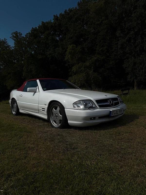 Gebraucht Mercedes SL500 320 PS (235 kW) 1997 Weiß Cabrio
