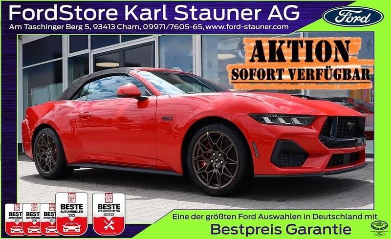 Race red Neu 2025 Ford Mustang GT Convertible Cabrio | 60.480 € (Guter Preis) - Bild 1/4
